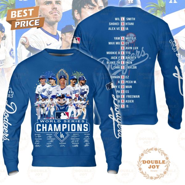 2024 World Series Champs LA Dodgers T-Shirt, Hoodie – Blue