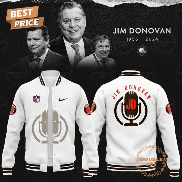 Jim Donovan Cleveland Browns 68 Years 1956-2024 Baseball Jacket