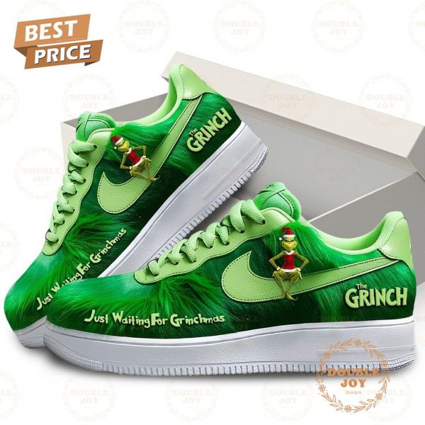 The Grinch Just Waiting For Grinchmas Air Force 1 Sneakers