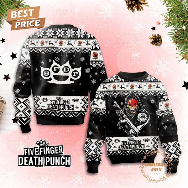 Five Finger Death Punch Band Merry Christmas Sweater