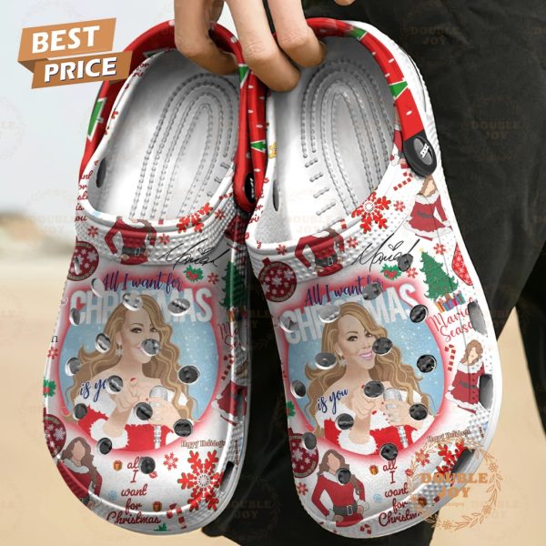 Mariah Carey All I Want For Christmas Is You Custom Name Crocs