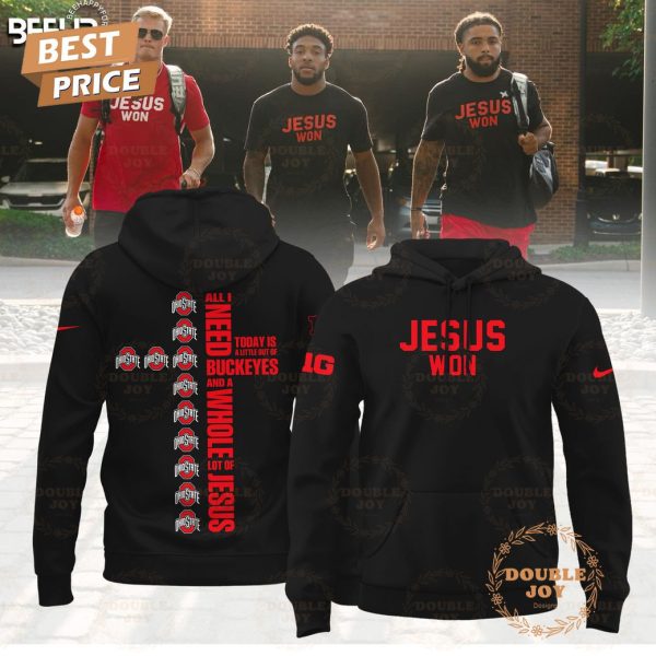 All I Need Today Is Ohio State Buckeyes A Little Out Of And A Whole Lot Of Jesus T-Shirt,Hoodie