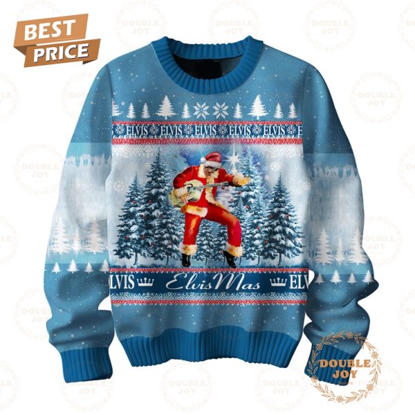 Elvis Presley Merry Elvismas 2024 Sweater