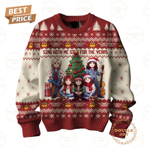 Aerosmith Rock Band Sing With Me Sing For The Year Merry Christmas Sweater