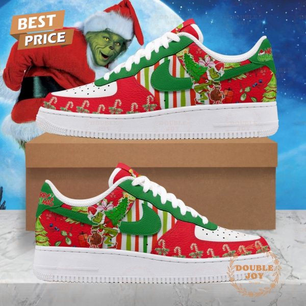 The Grinch Merry Grinchmas 2024 Air Force 1 Sneakers