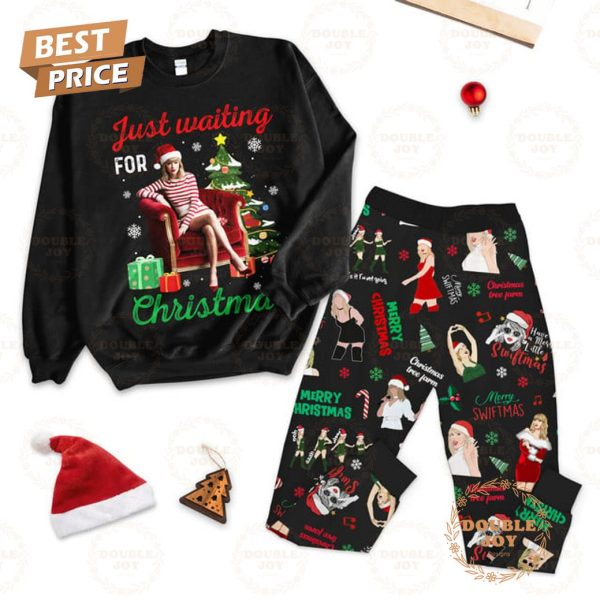 Just Waiting For Taylor Swift Christmas Fleece Pajamas Set