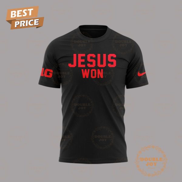 Ohio State Buckeyes Jesus Won 2024 T-Shirt,Hoodie – Black