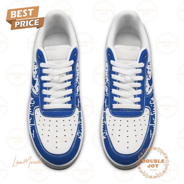 Taylor Swift Blue Design 1989 Air Force 1 Sneakers