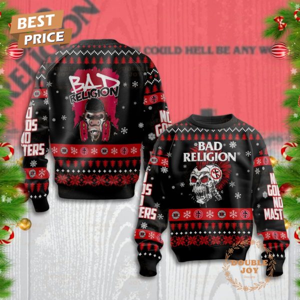 Bad Religion No Gods No Masters Christmas Sweater