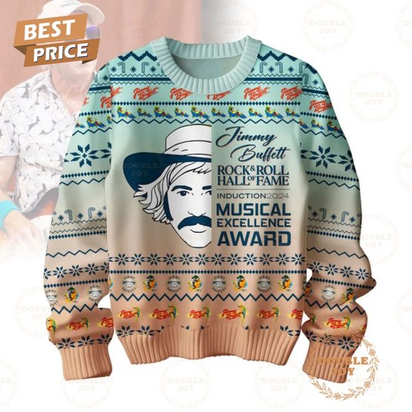 Jimmy Buffett Rock & Roll Hall Of Fame Induction 2024 Musical Excellence Award Sweater