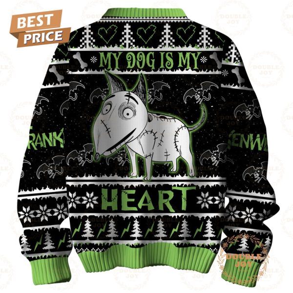 Frankenweenie My Dog Is My Sparky Heart Merry Christmas Sweater