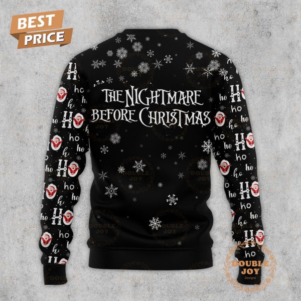 The Nightmare Before Christmas Ho Ho Ho Merry Christmas Sweater