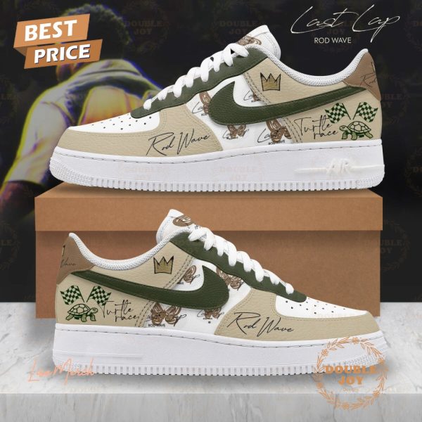 Turtle Race Rod Wave Air Force 1 Sneakers