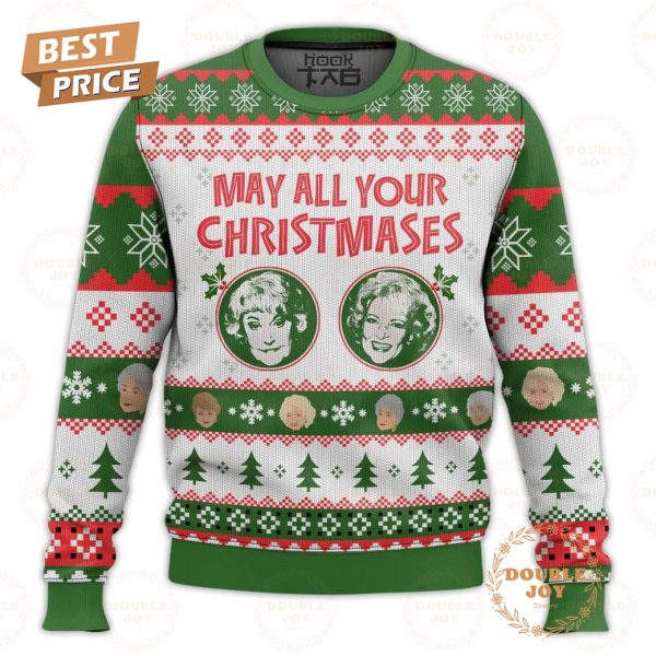 The Golden Girls May All Your Christmases Sweater