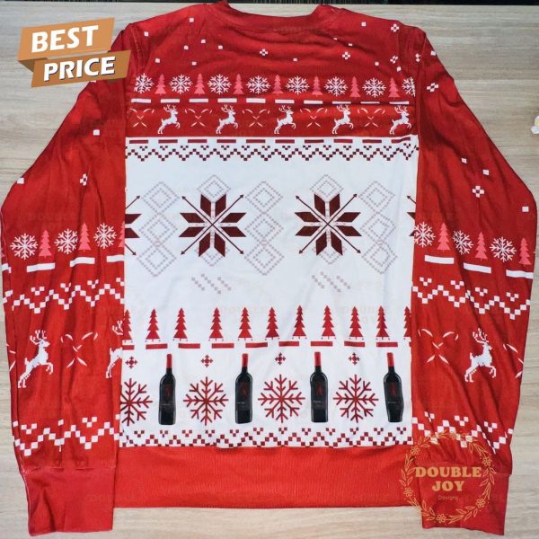 Funny Christmas Apothic Wine Sweater – ‘I Will Drink Apothic Everywhere’ Ugly Holiday Sweater