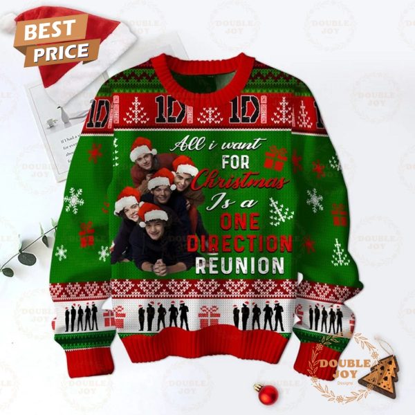 1D All I Want For Christmas Is A One Direction Band Reunion Sweater