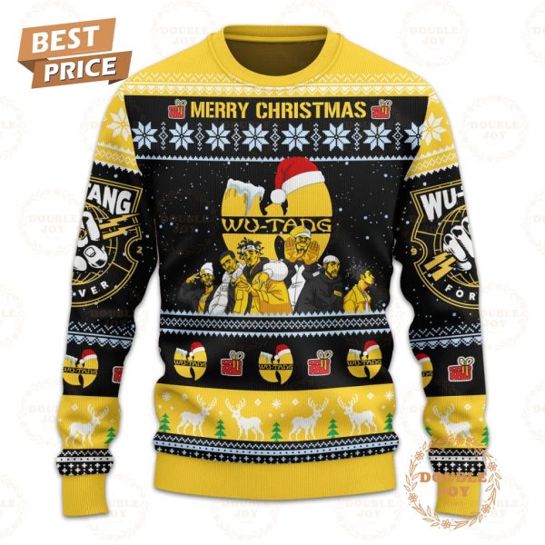 Wu-Tang Clan Merry Christmas Yellow Custom Name Sweater