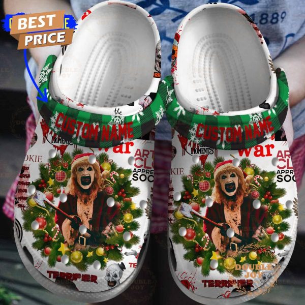 Terrifier Film Art Of War Christmas 2024 Custom Name Crocs