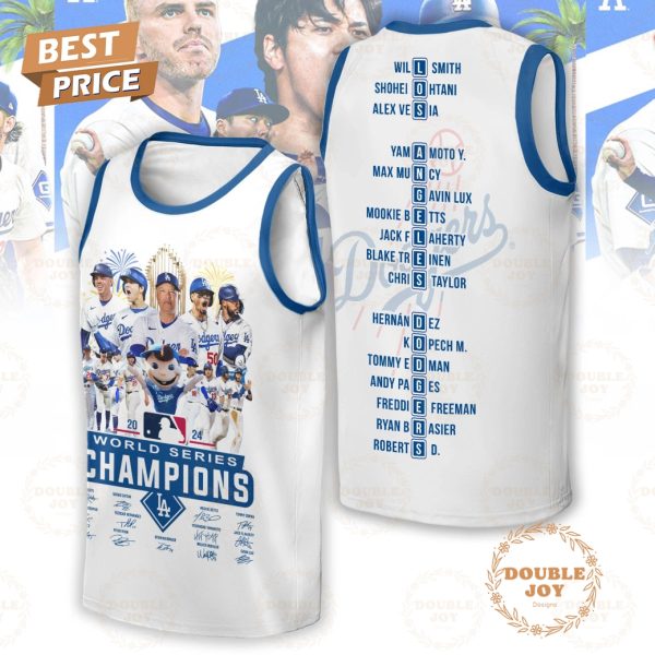 2024 World Series Champs LA Dodgers T-Shirt, Hoodie – White