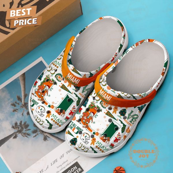 It’s All About The Miami Hurricanes Christmas Crocs