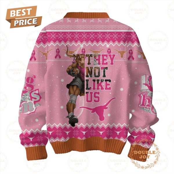 Texas Longhorns In October We Wear Pink And Watch Sweater