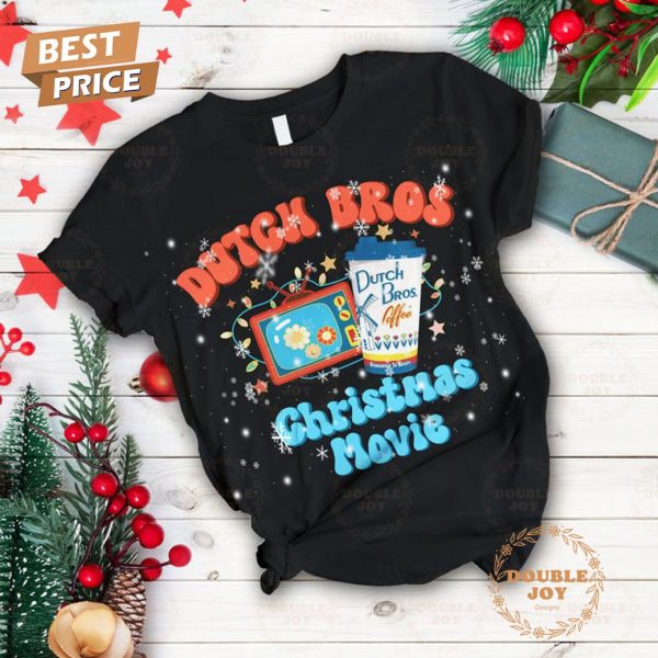 Dutch Bros Coffee Christmas Movie Fleece Pajamas Set