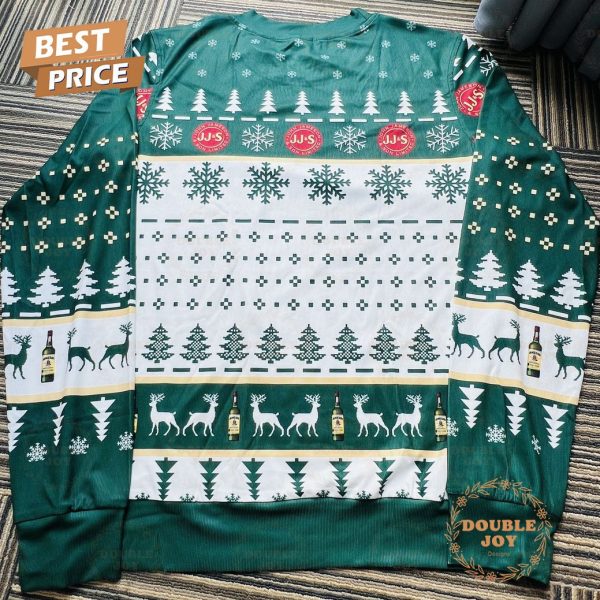 Funny Christmas Jameson Whiskey Sweater – ‘I Love Titties & Jameson’, Holiday Ugly Sweater