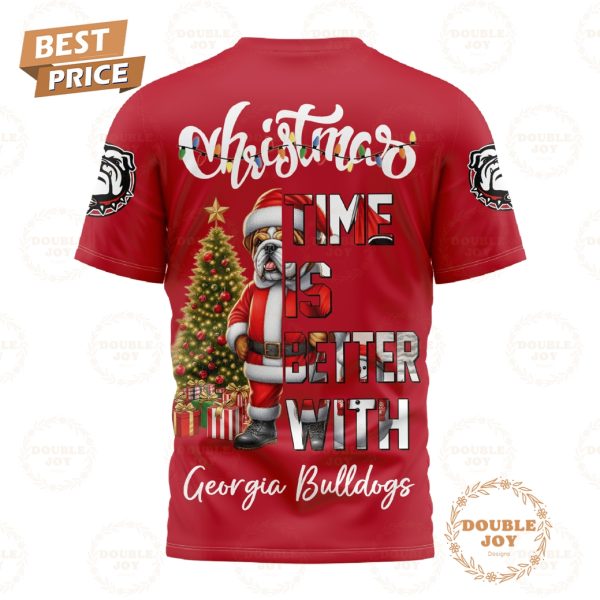 Christmas Time Is Better With Georgia Bulldogs T-Shirt, Hoodie