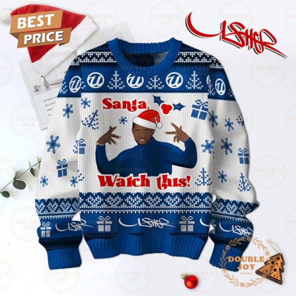 Usher Santa Watch This! Sweater