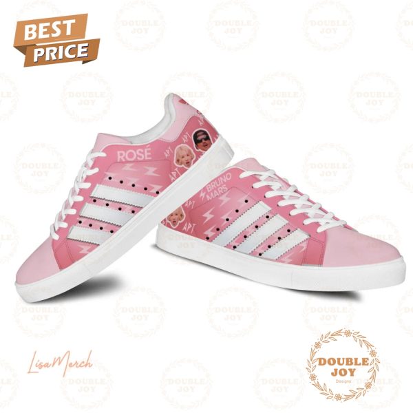 Bruno Mars X Rose APT Pink Stan Smith Shoes