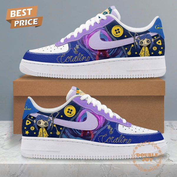 Coraline Dark Fantasy Horror Film Air Force 1 Sneakers