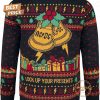 AC DC Lock Up Your Presents Christmas Sweater Rejuvenating picture