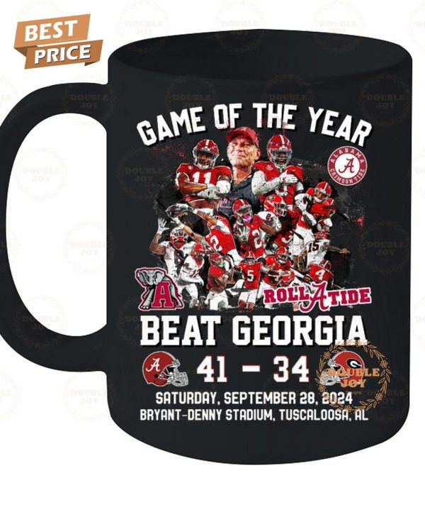 Alabama Crimson Tide x Georgia Bulldogs Game Of The Year Saturday, September 28, 2024 Bryant-Denny Stadium, Tuscaloosa, AL T-Shirt