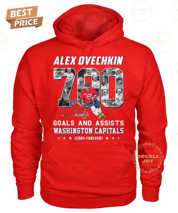 Alexander Ovechkin X Washington Capitals Goals And Assists 2005-Forever T-Shirt