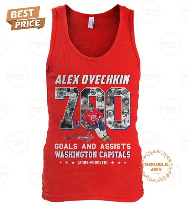 Alexander Ovechkin X Washington Capitals Goals And Assists 2005-Forever T-Shirt