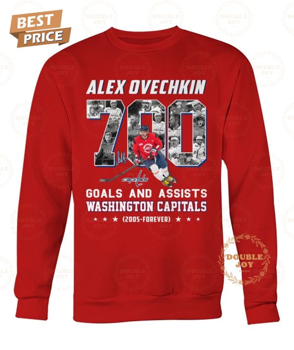 Alexander Ovechkin X Washington Capitals Goals And Assists 2005-Forever T-Shirt