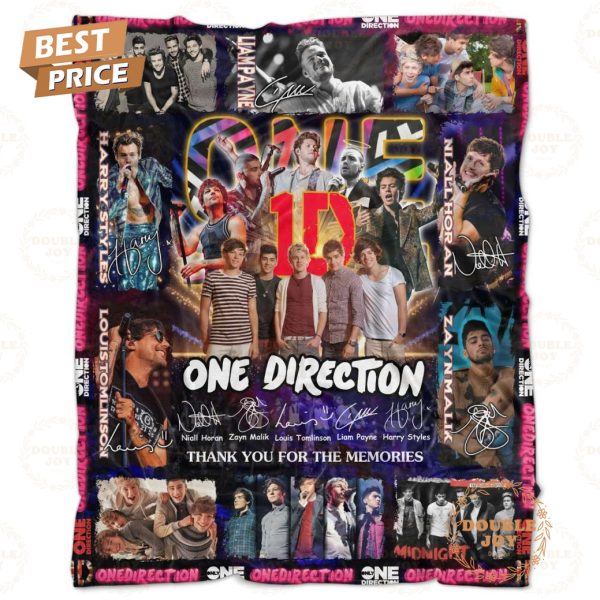 One Direction Pop Band Thank You For The Memories Liam Payne Fleece Blanket