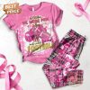 arkansas razorbacks in october we wear pink and watch fleece pajamas set 1 W1MPf.jpg