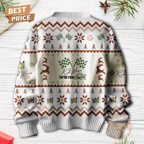 Rod Wave Turtle Race Merry Christmas Sweater