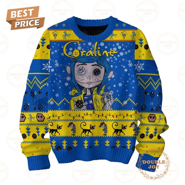 Coraline Be Careful What You Wish For Christmas Sweater