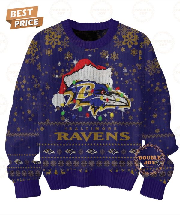 Baltimore Ravens They Hate Us Because They Ain’t Us Christmas Sweater