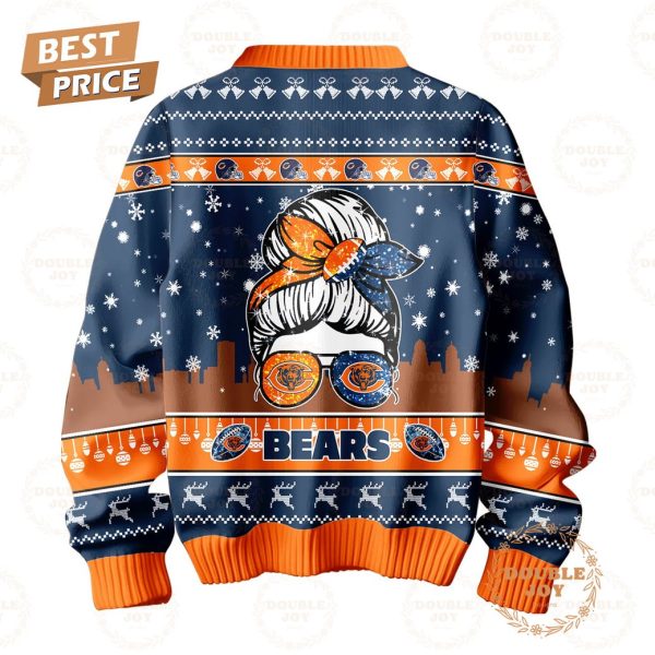 Chicago Bears Smart Woman Loves Her Christmas Sweater