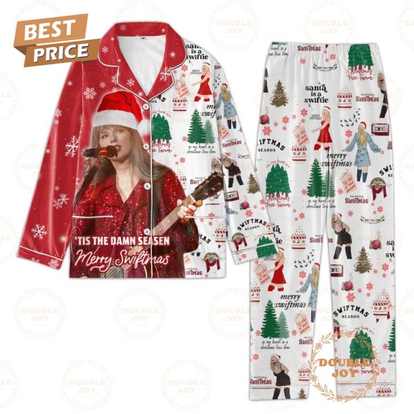 Taylor Swift ‘Tis The Damn Seasen Merry Swiftmas Pajamas Set