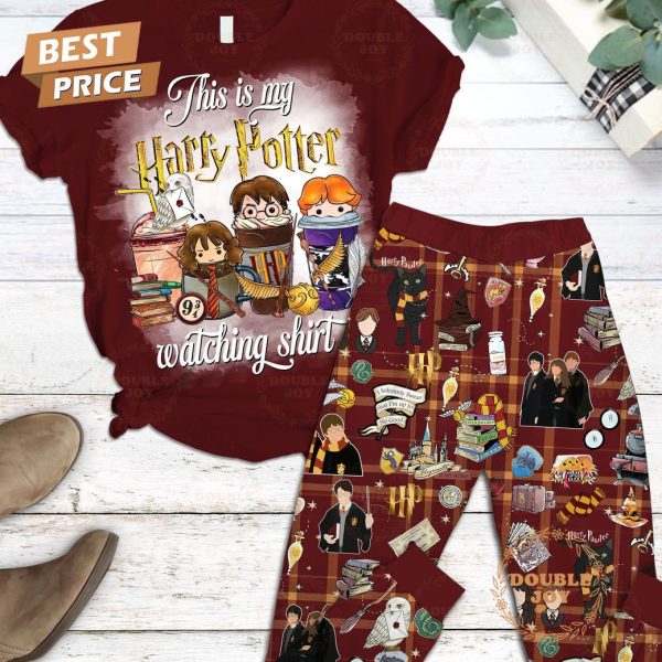 This Is My Harry Potter Watching Shirt Fleece Pajamas Set