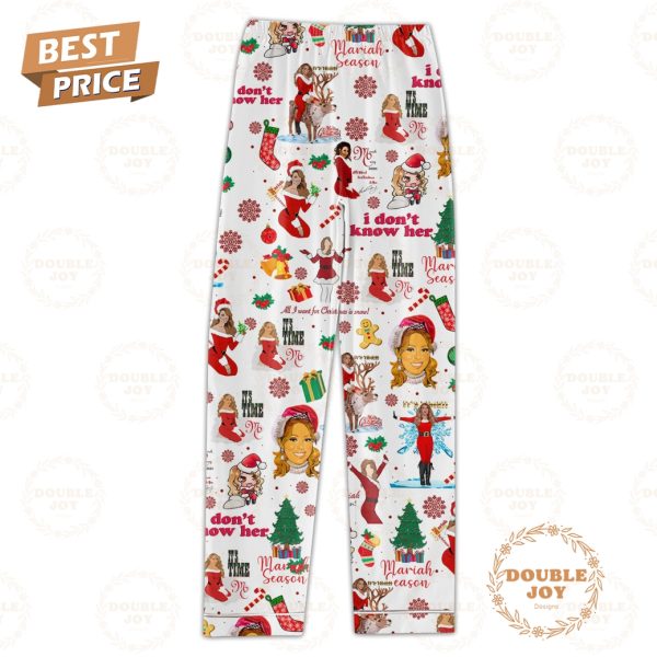 Mariah Carey All I For Christmas Is Snow! Pajamas Set