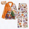 clemson tigers all i want christmas is paw power pajamas set orange 2 oGtvi.jpg