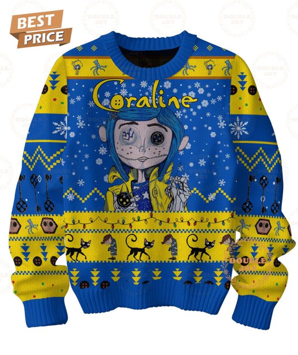 Coraline Be Carefull What You Wish For Christmas Sweater