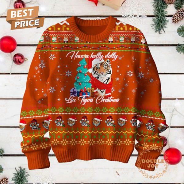 LSU Tigers Have A Holly Dolly Christmas Sweater – Orange