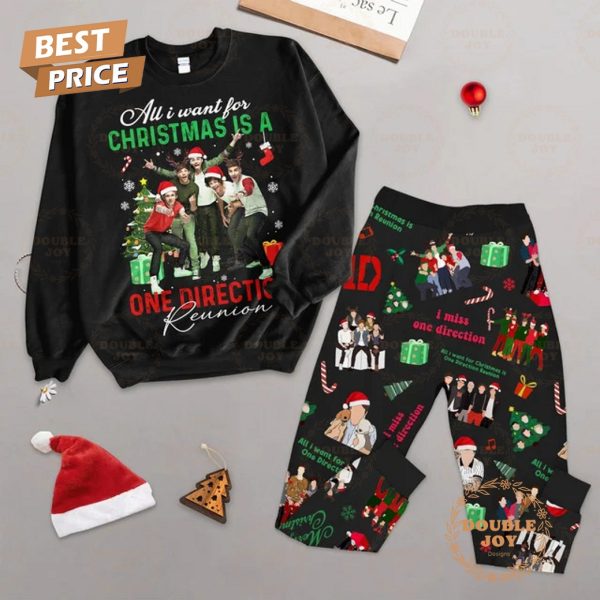 One Direction All I Want For Christmas Is A Reunion Fleece Pajamas Set