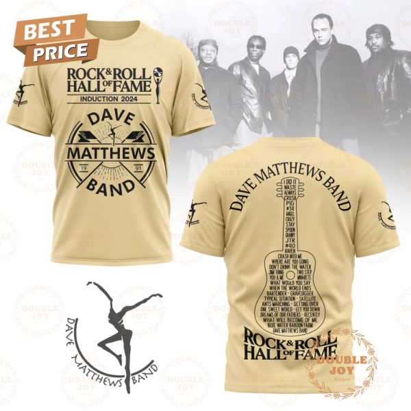 Dave Matthews Band Rock & Roll Hall Of Fame Induction 2024 T-Shirt, Hoodie